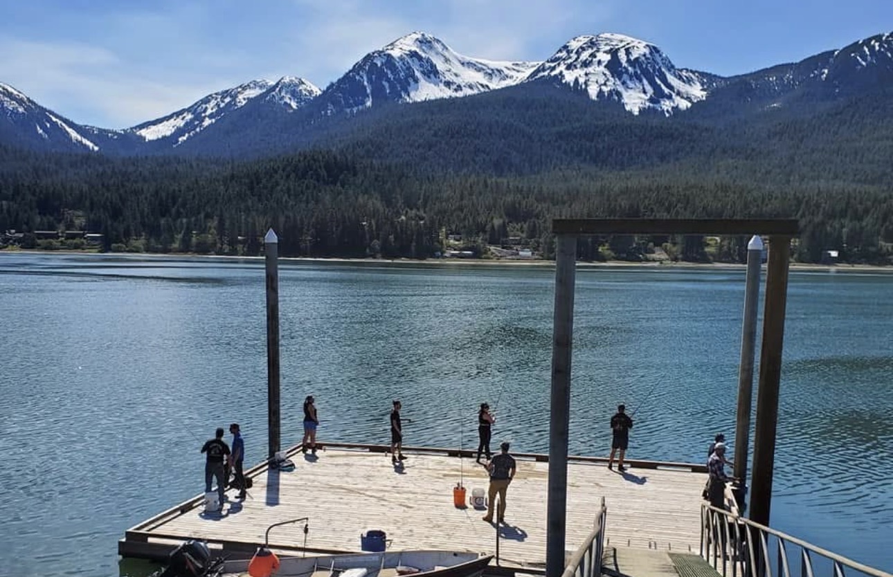 Dock fishing